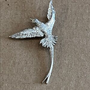 STERLING Silver Bird Brooch MARKED